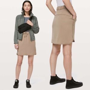 lululemon athletica Beige Mini Skirt